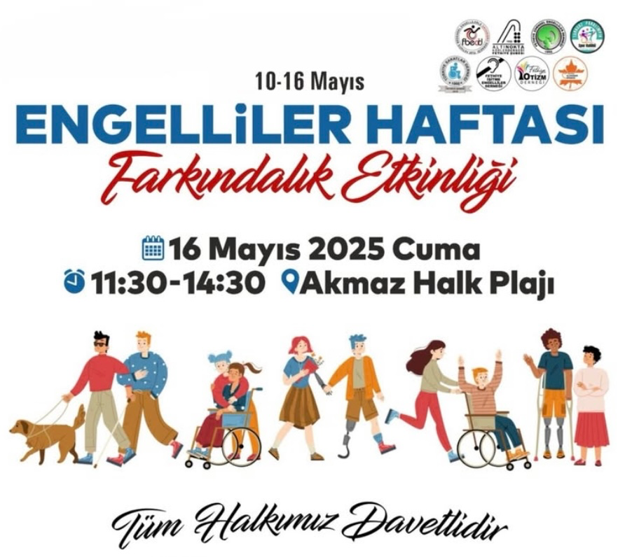 Fethiye’de Engelliler Haftası’na Özel Farkındalık Etkinliği