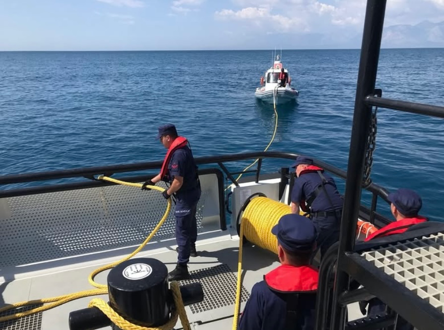 Sahil Güvenlik Komutanlığı’ndan Antalya’da Eğitim Tatbikatı